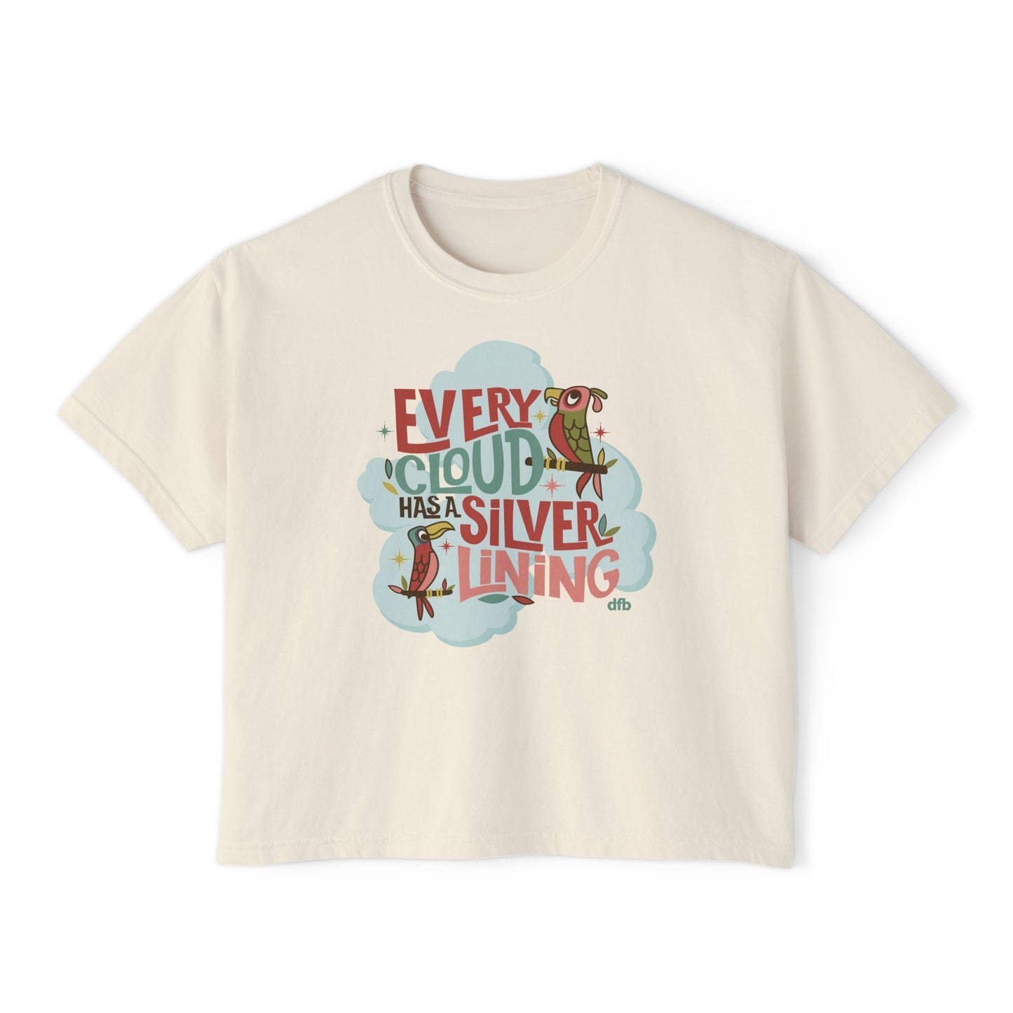 Every Cloud Has a Silver Lining - Women's Boxy Tee