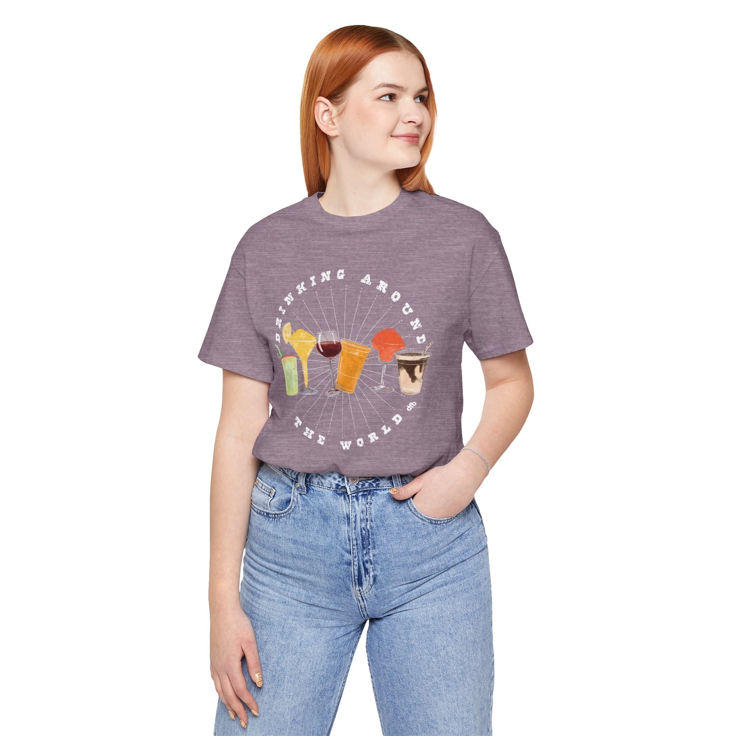 Drinking Around the World - Adult Tee Shirt