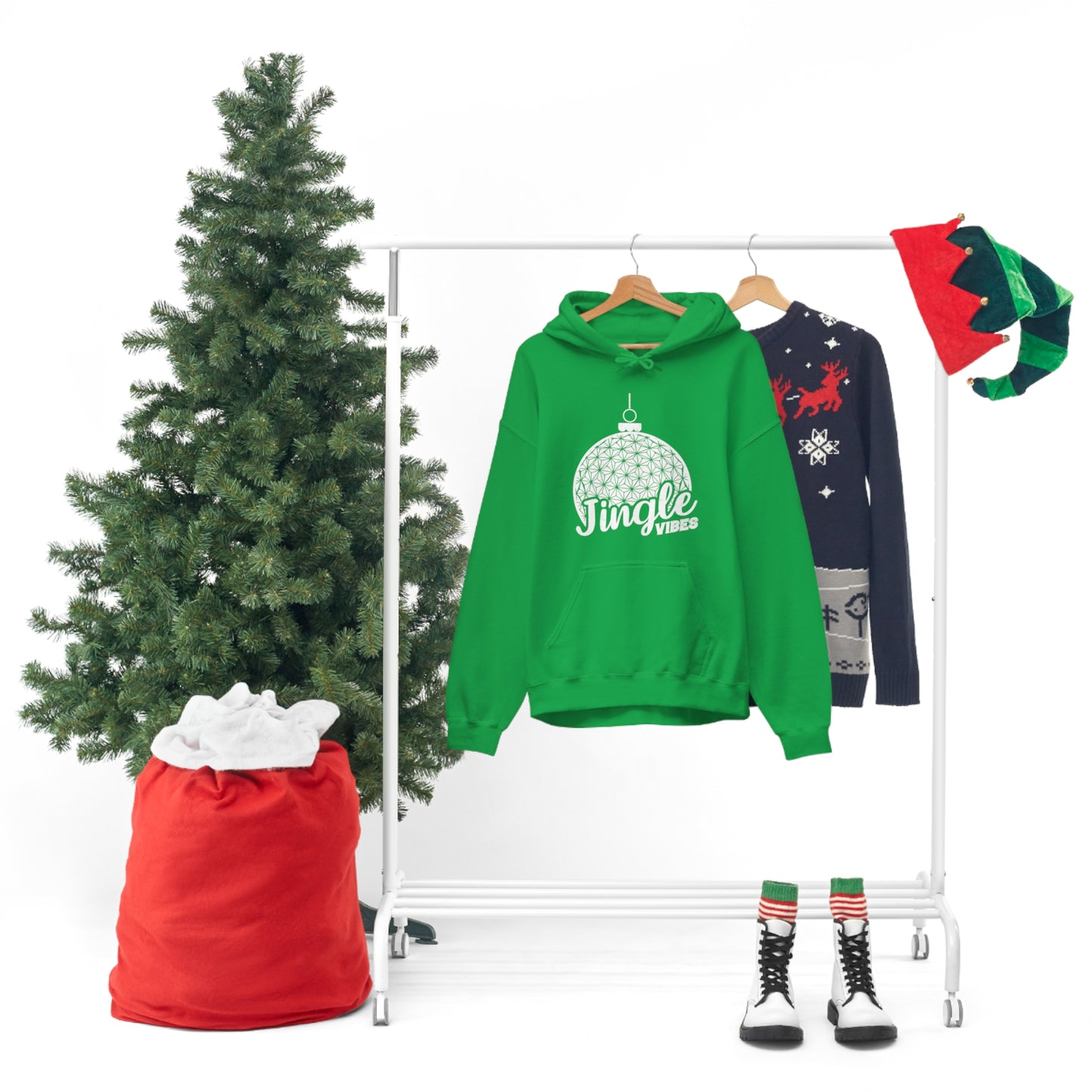 Jingle Vibes - Adult Hoodie Sweatshirt