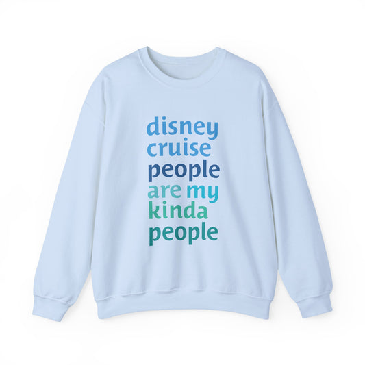 Disney People Are My Kinda People - Adult Crewneck Sweatshirt