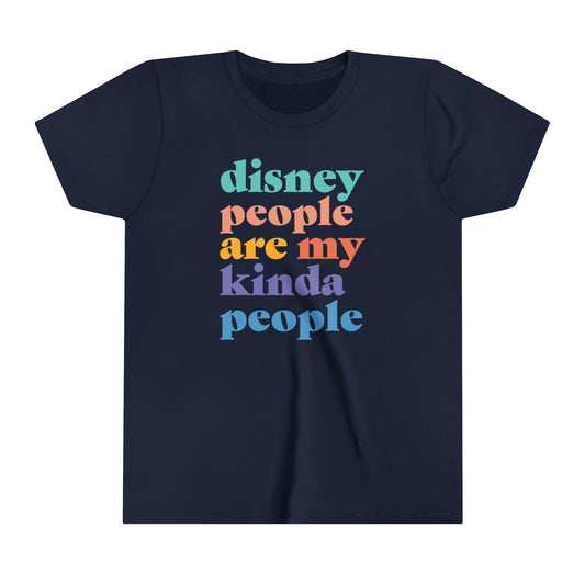 Disney People Are My Kinda People -  Youth Short Sleeve Tee Shirt