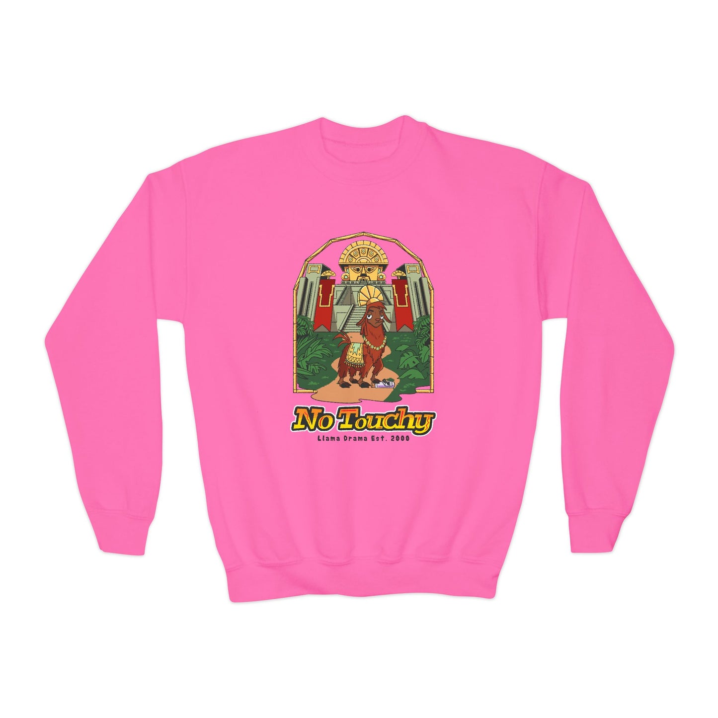 No Touchy - Emperor's New Groove - Youth Crewneck Sweatshirt