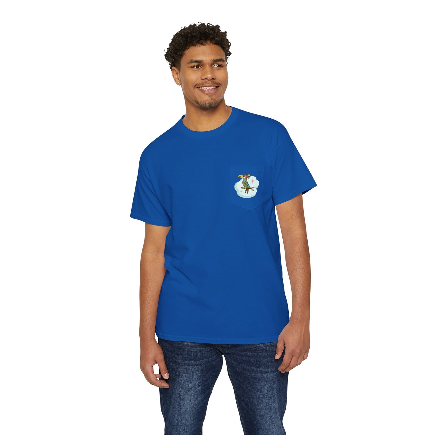 Every Cloud Has a Silver Lining - Front & Back - Unisex Heavy Cotton Pocket Tee