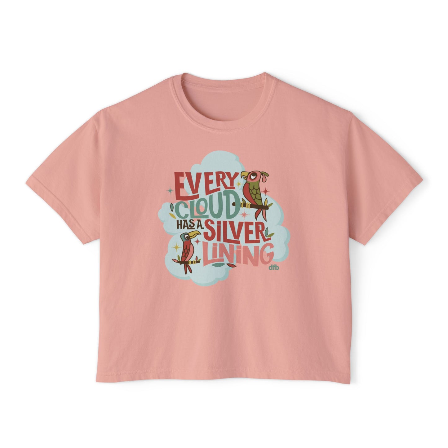 Every Cloud Has a Silver Lining - Women's Boxy Tee