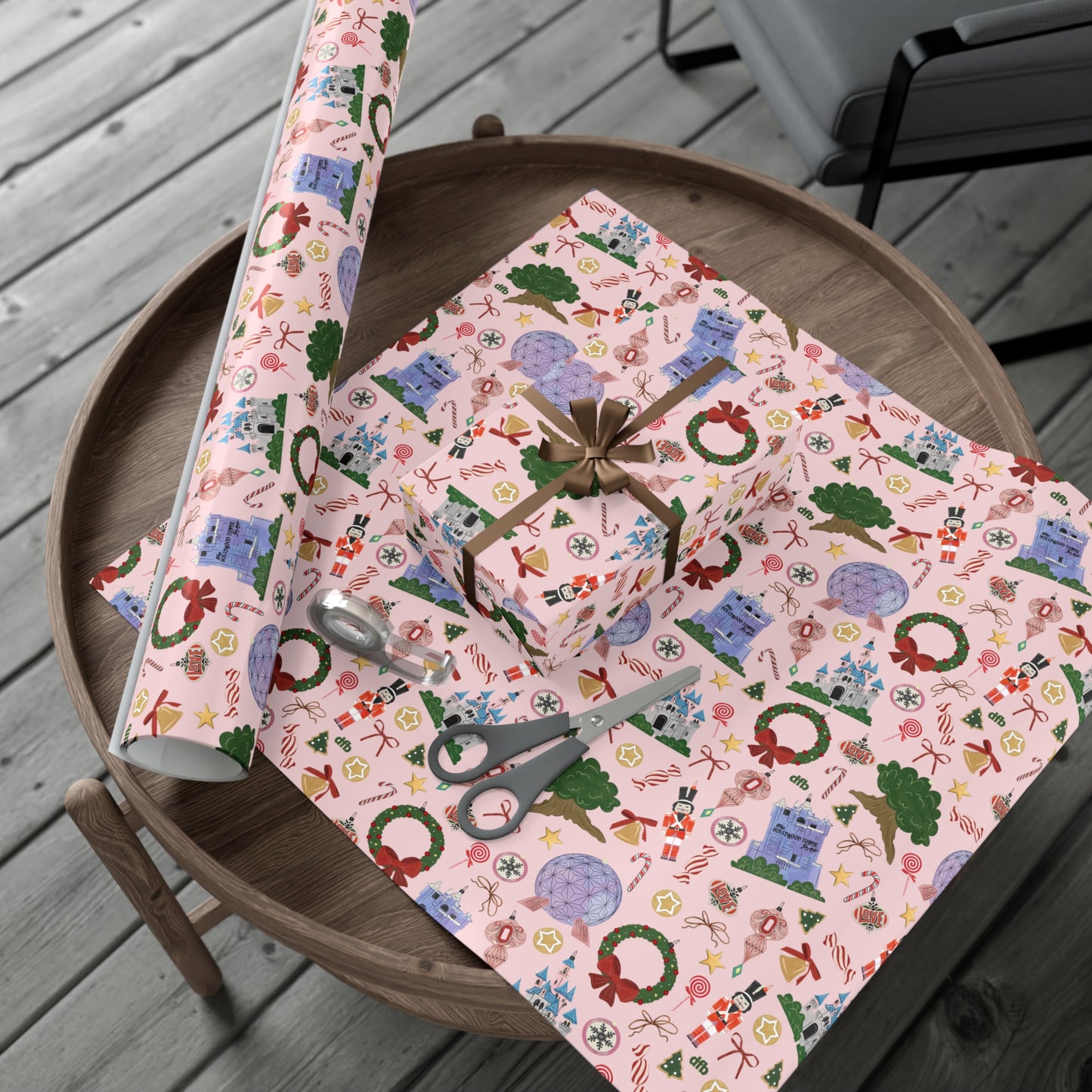 Park Icons Vintage Ornaments - Gift Wrap Papers