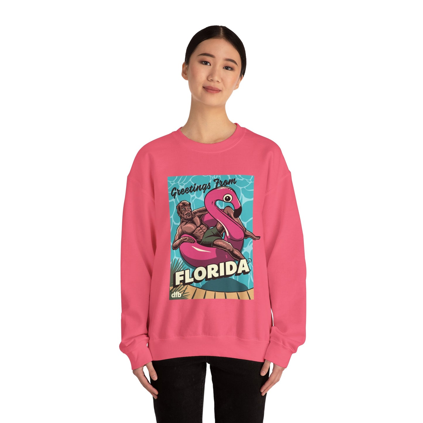 Monsters on Vacation - Adult Sweatshirt