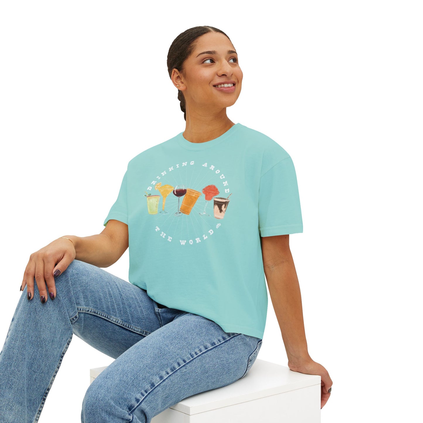 Drinking Around the World - Women's Boxy Tee