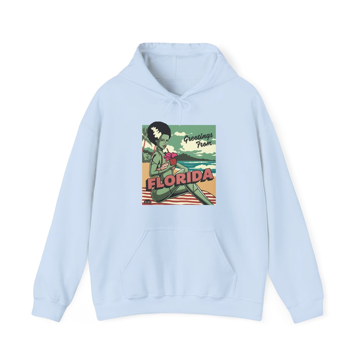 Monsters on Vacation - Adult Hoodie Sweatshirt