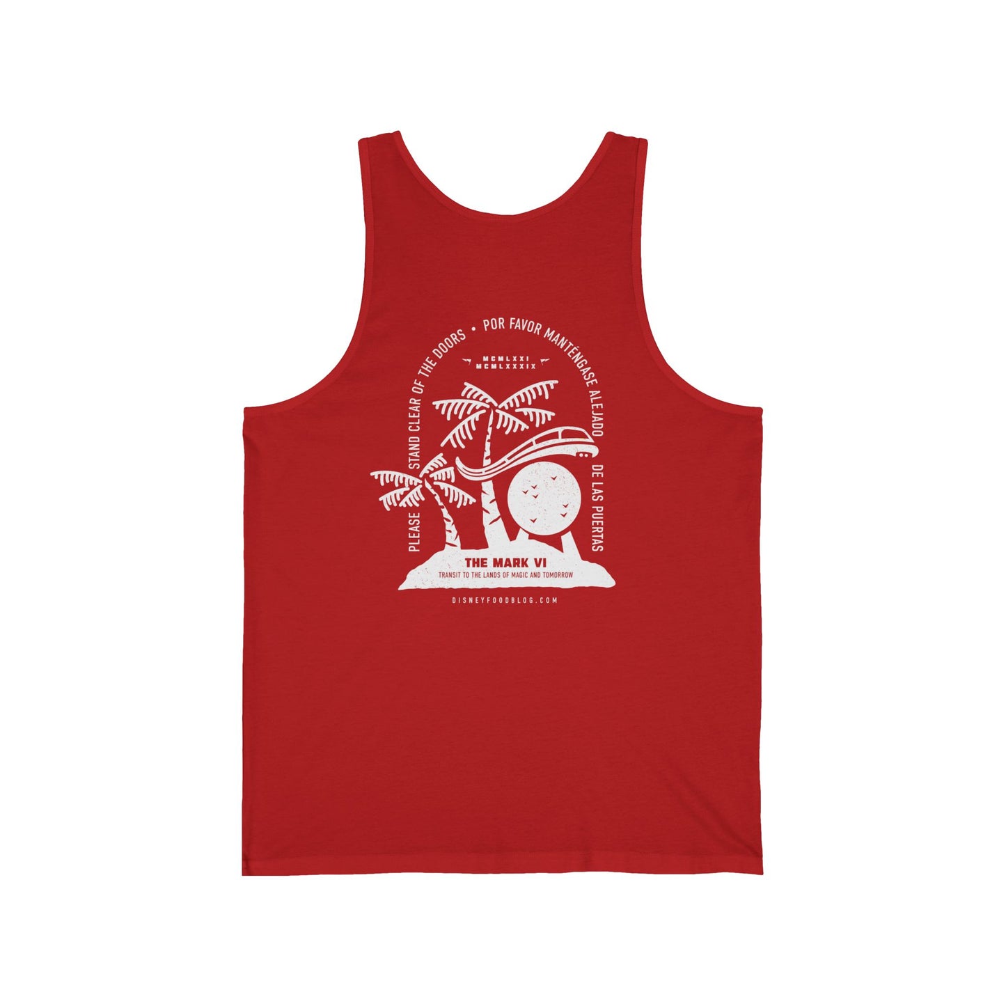 Please Stand Clear of the Doors - Double Sided - Unisex Tank Top
