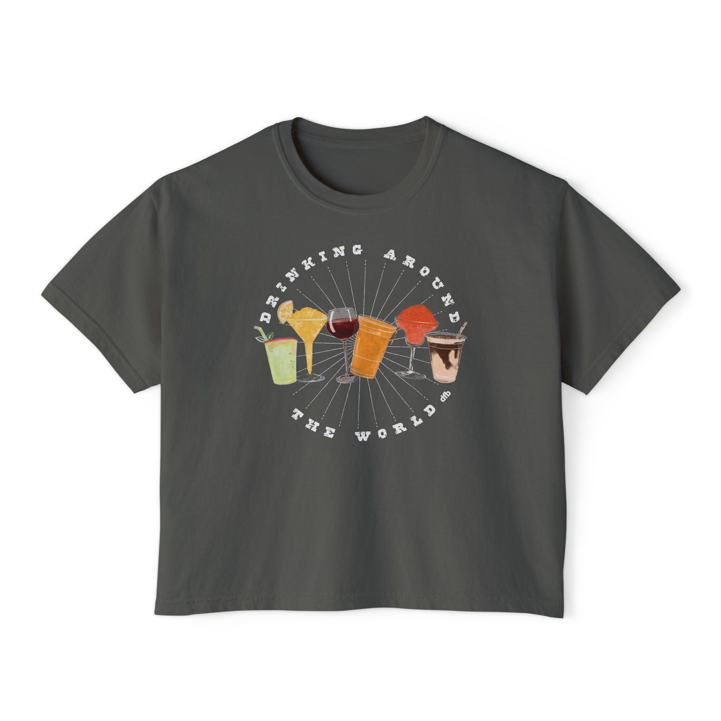 Drinking Around the World - Women's Boxy Tee