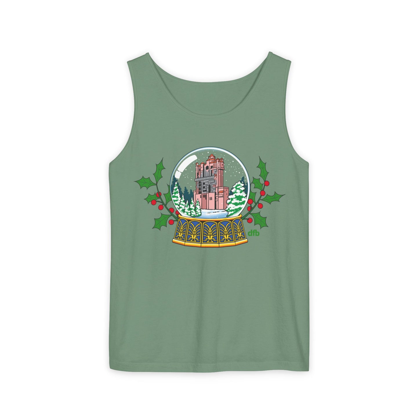Hollywood Studios Snowglobes - Unisex Garment-Dyed Tank Top