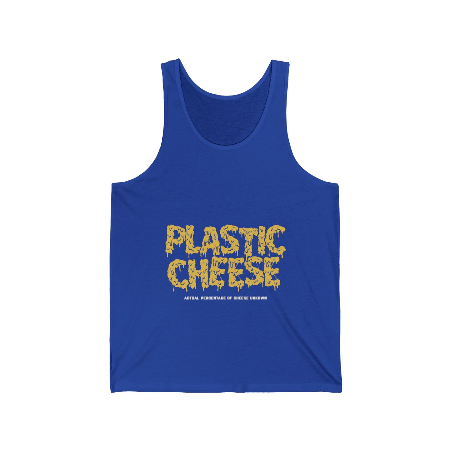 Plastic Cheese Unisex Tank Top