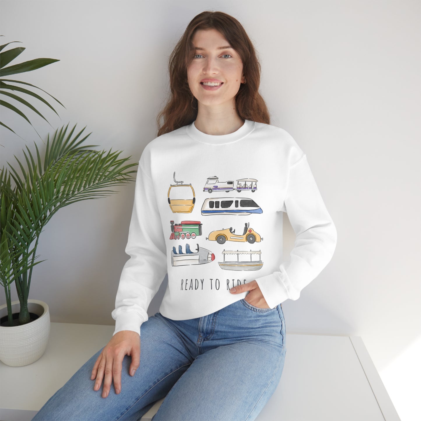 Ready to Ride - Unisex Crewneck Sweatshirt