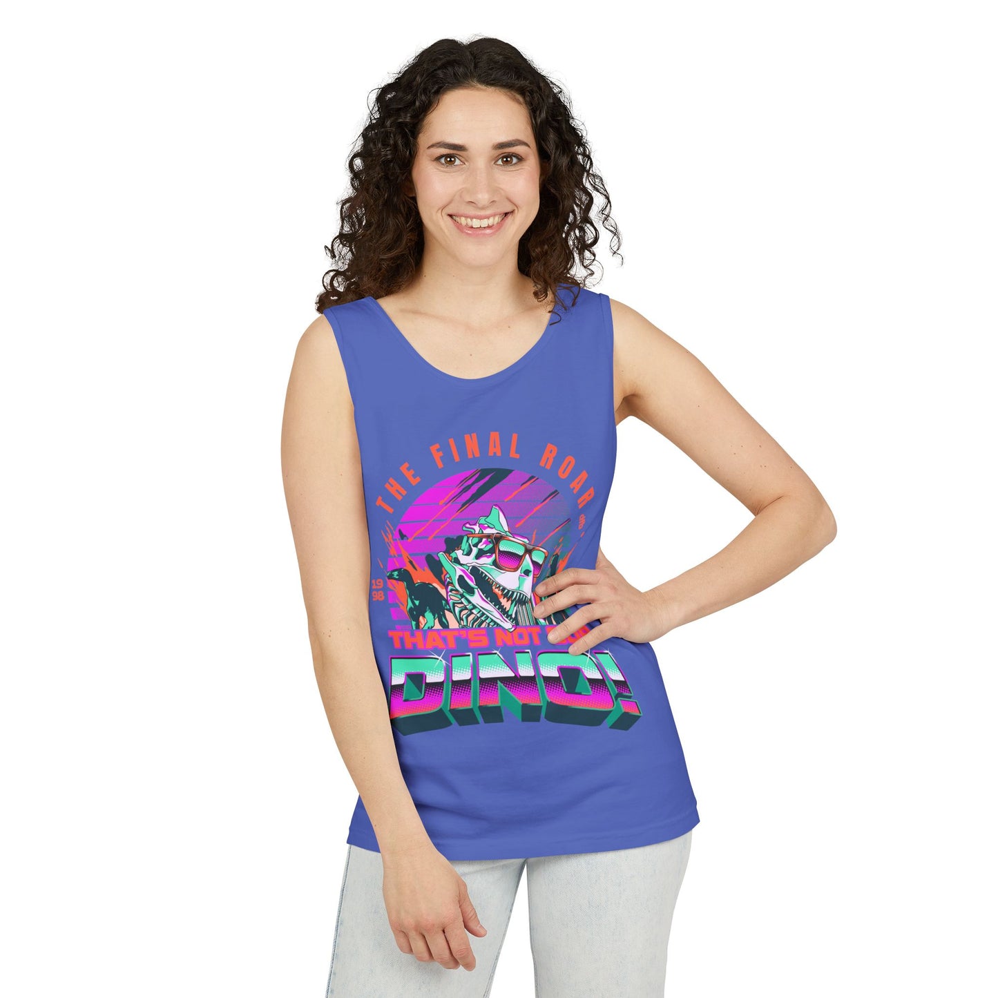 LIMITED EDITION - The Final Roar - DINOSAUR - Unisex Garment-Dyed Tank Top