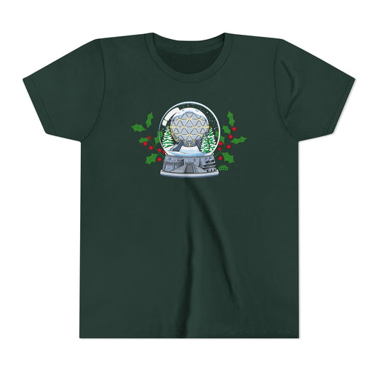EPCOT Snowglobes -  Kid's Short Sleeve Tee Shirt