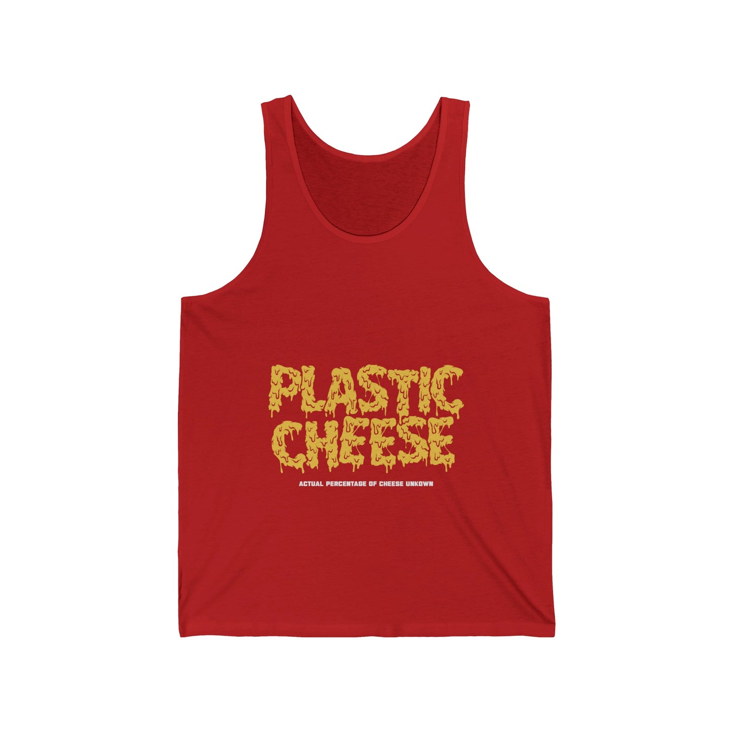 Plastic Cheese Unisex Tank Top