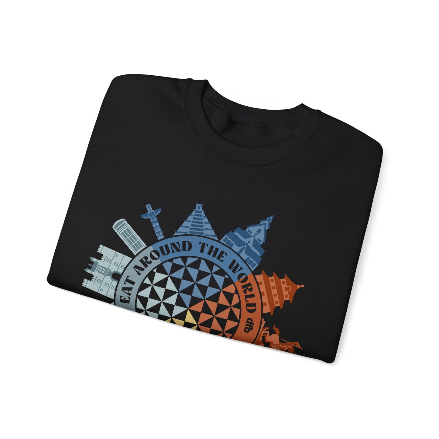 Food & Wine Compass - Adult Crewneck Sweatshirt