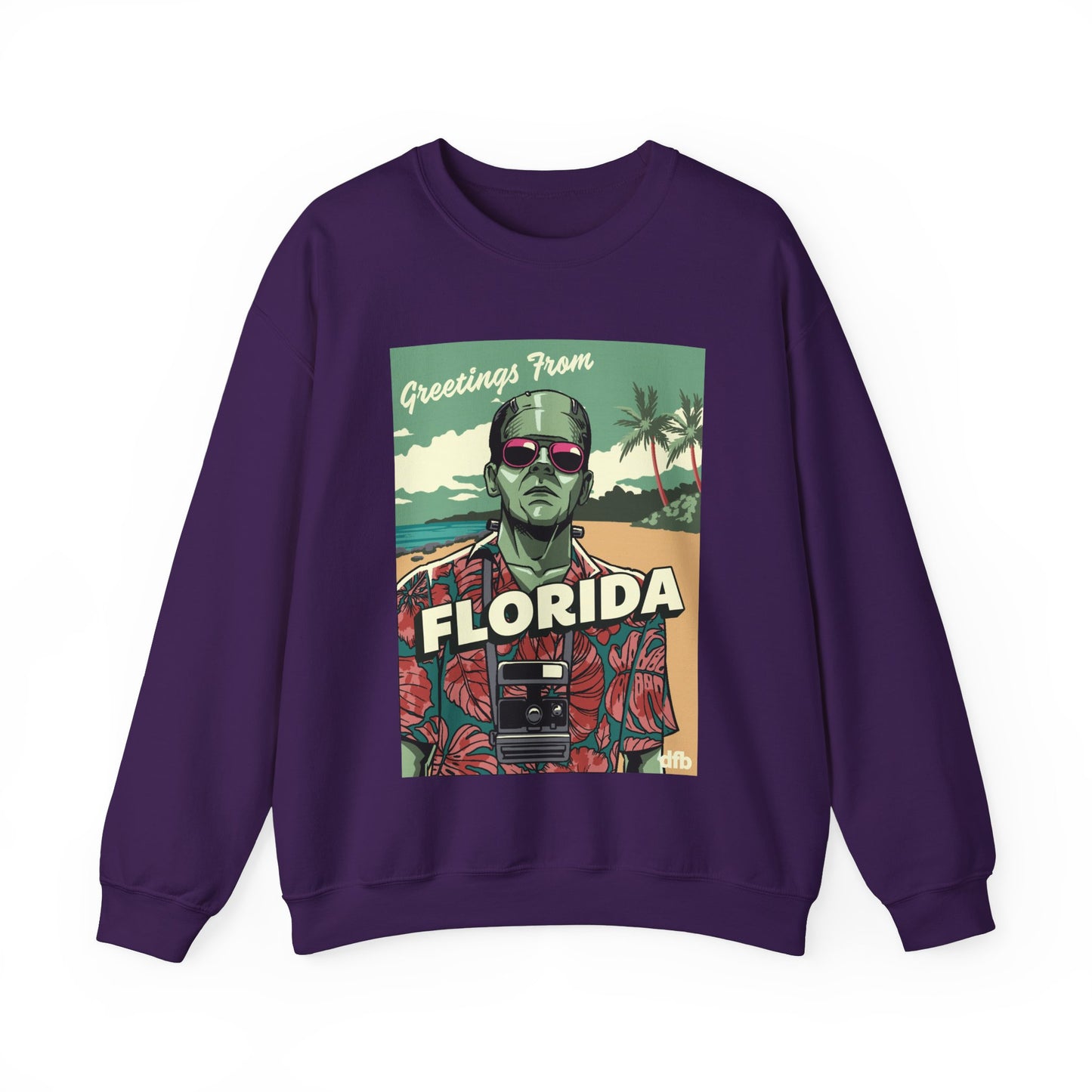 Monsters on Vacation - Adult Sweatshirt