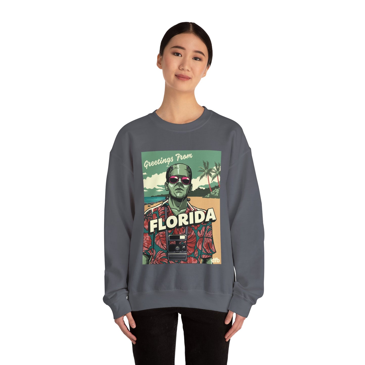 Monsters on Vacation - Adult Sweatshirt