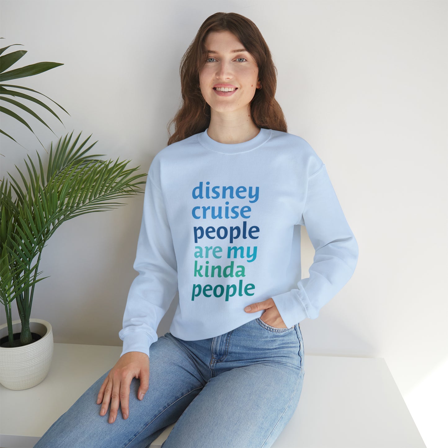 Disney People Are My Kinda People - Adult Crewneck Sweatshirt