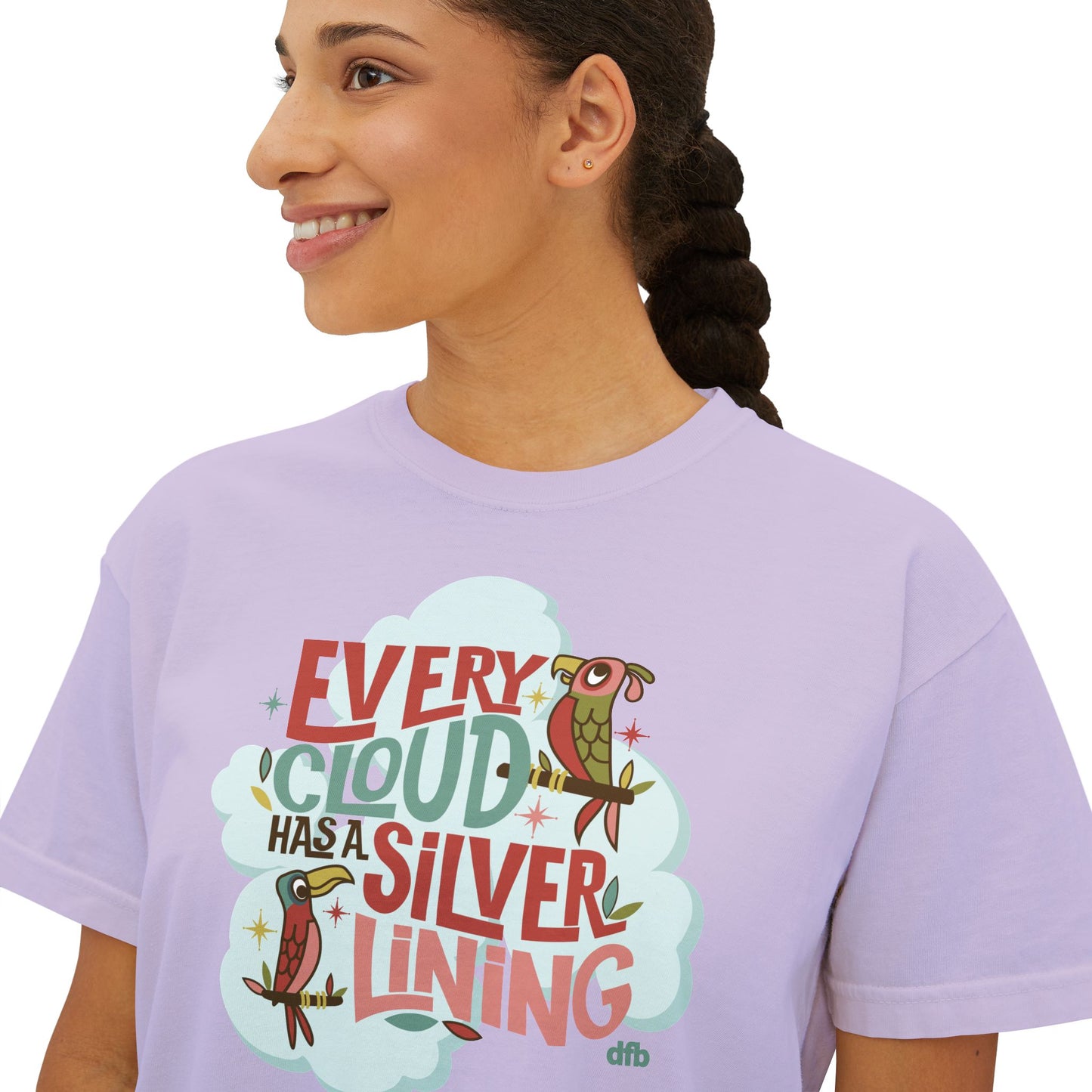 Every Cloud Has a Silver Lining - Women's Boxy Tee