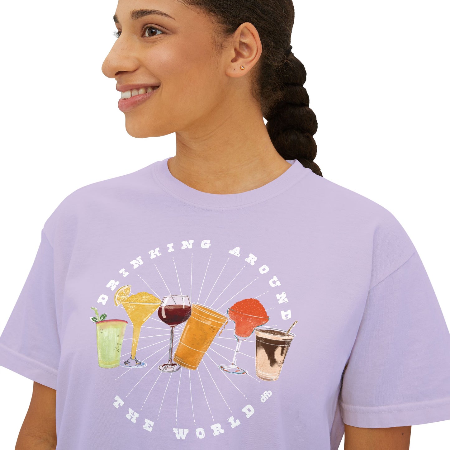 Drinking Around the World - Women's Boxy Tee