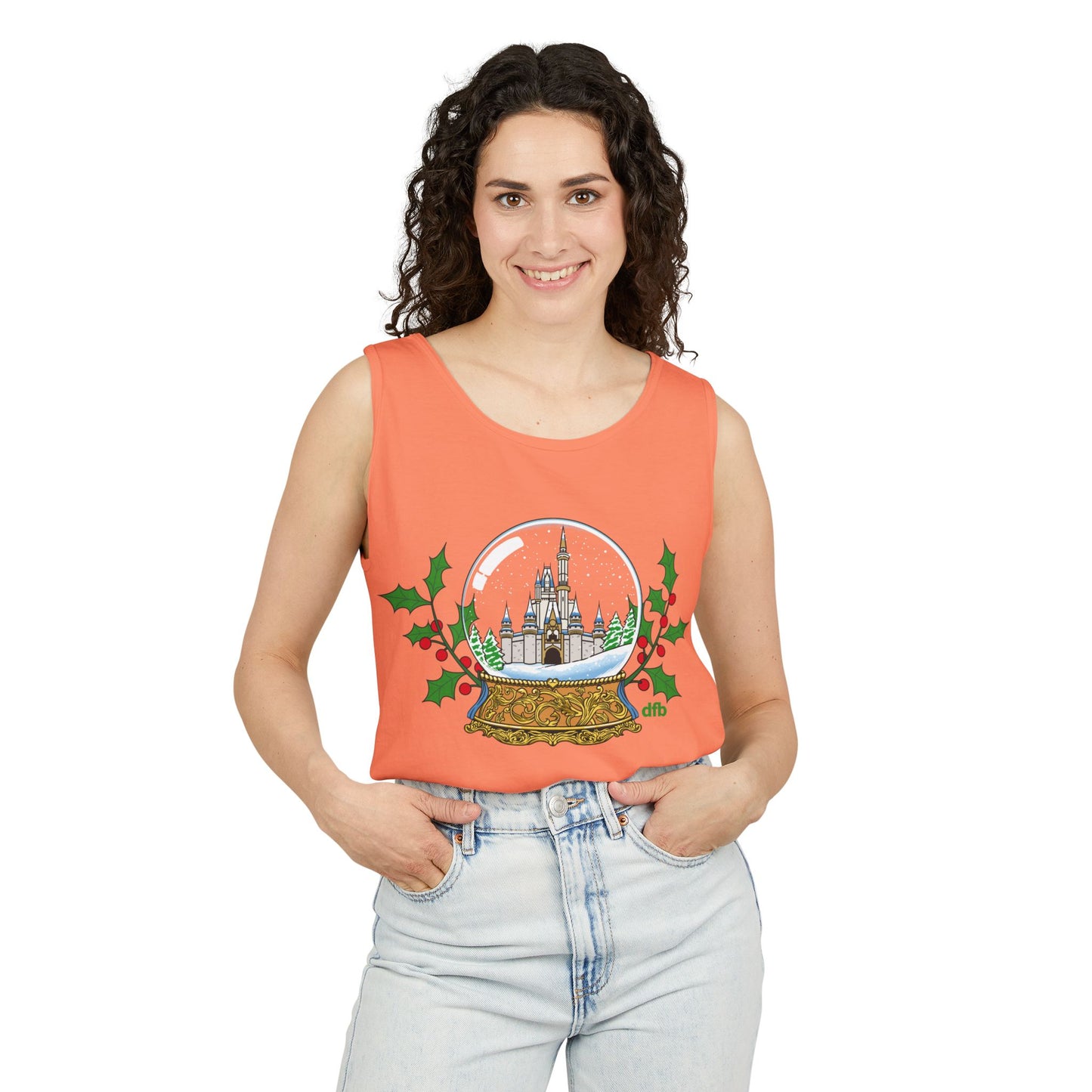 Magic Kingdom Snowglobes - Unisex Garment-Dyed Tank Top