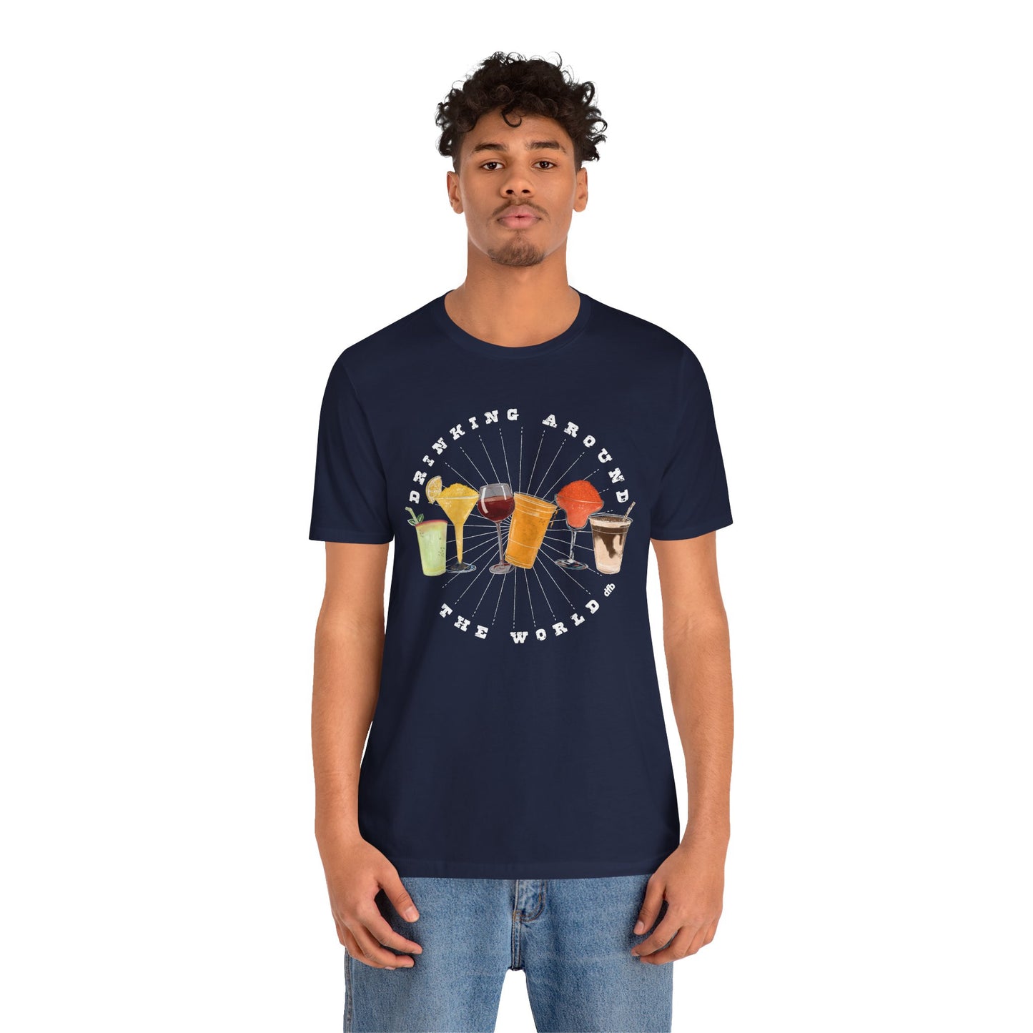 Drinking Around the World - Adult Tee Shirt