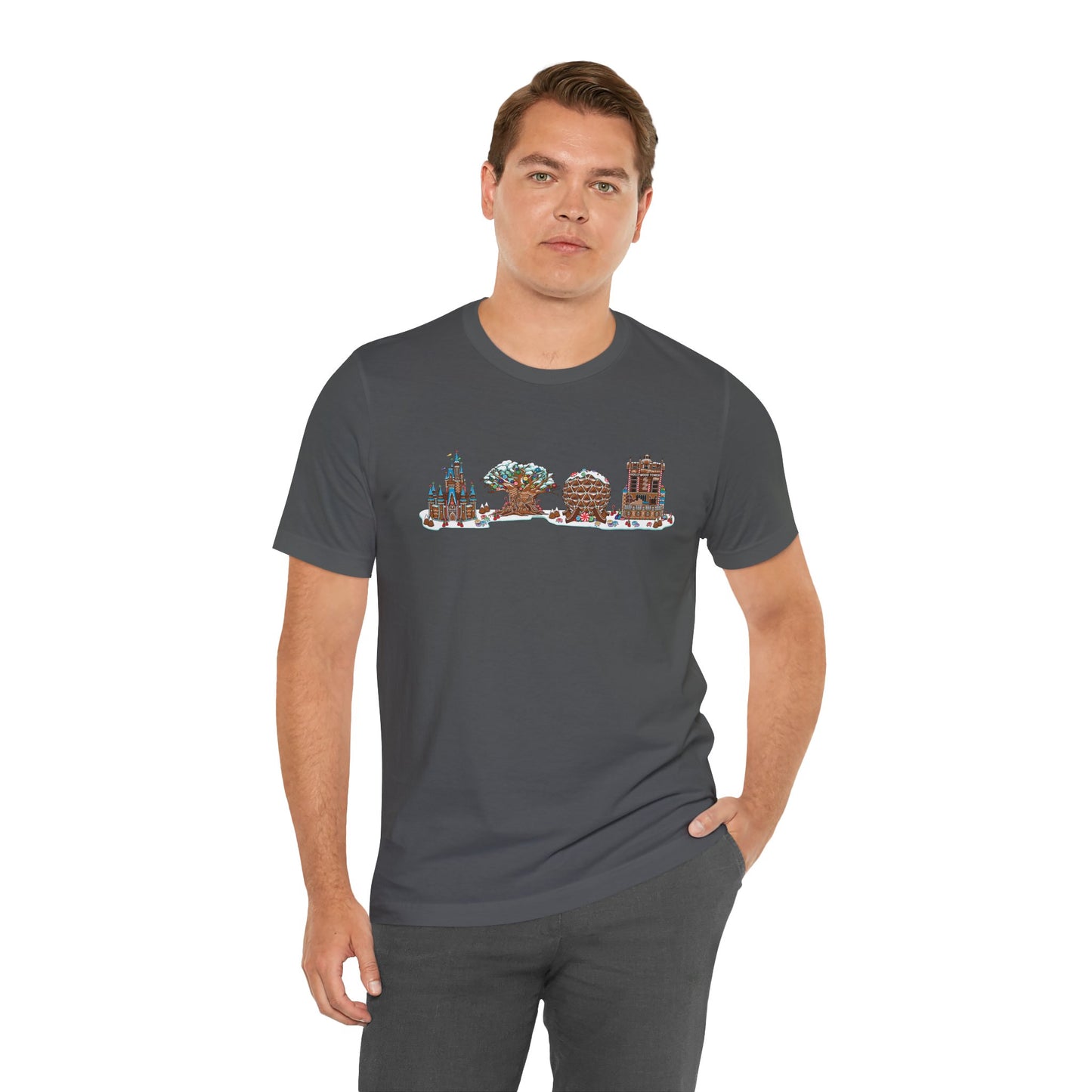 Gingerbread Park Icons - Adult Tee Shirt