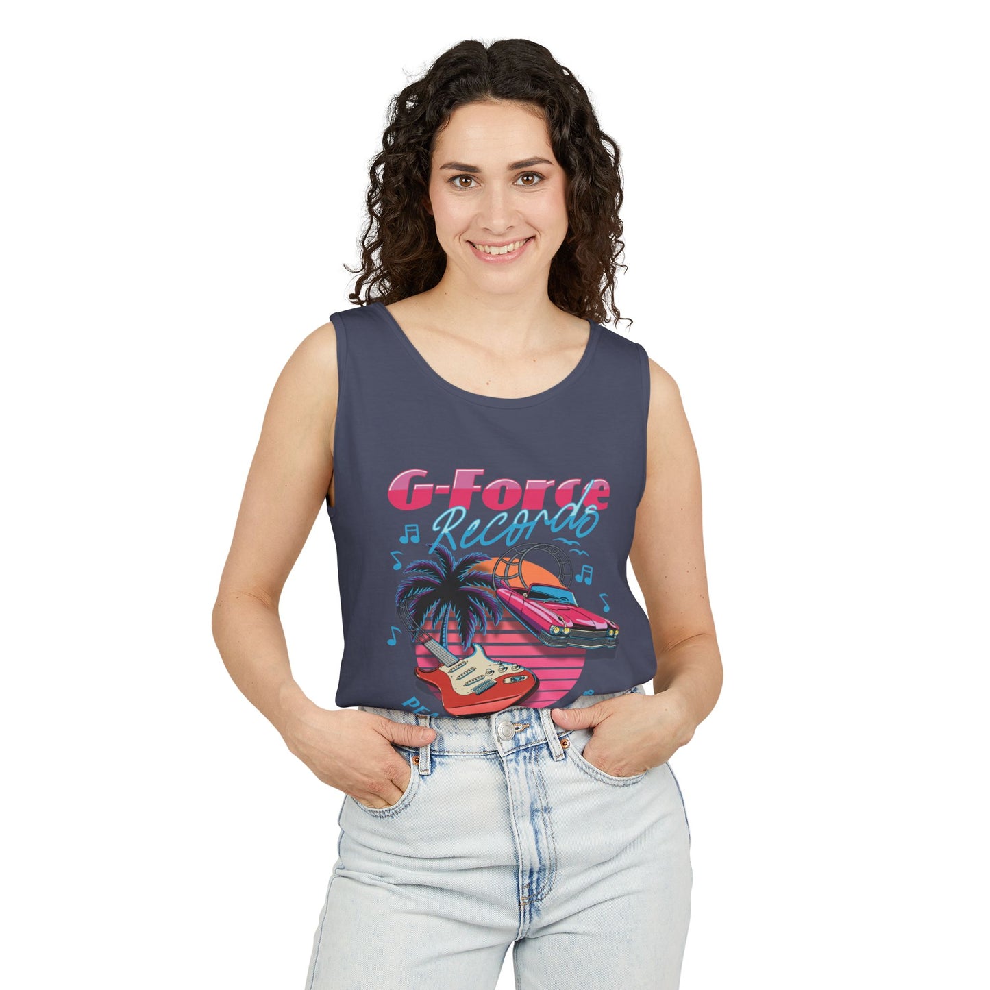 Peace Out Tour - Unisex Garment-Dyed Tank Top