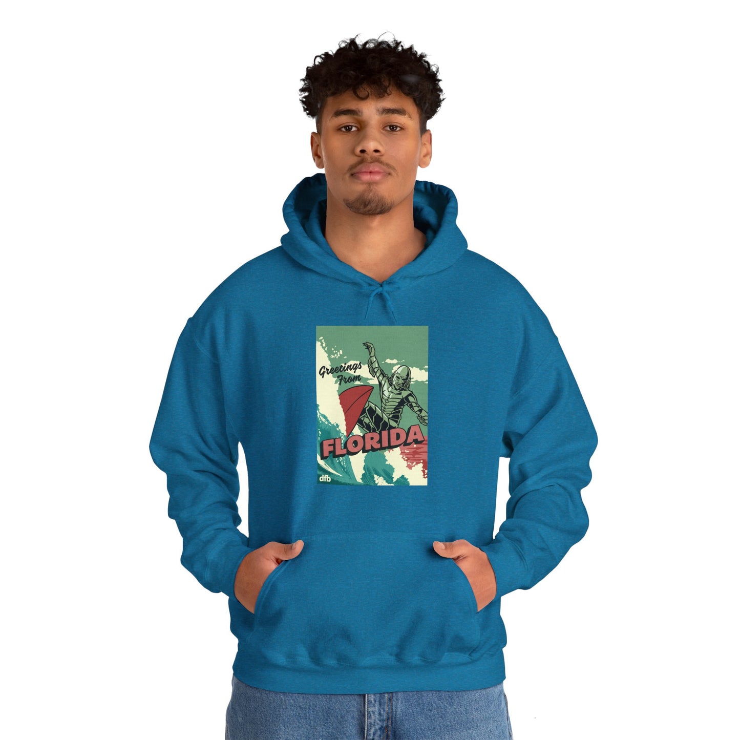 Monsters on Vacation - Adult Hoodie Sweatshirt