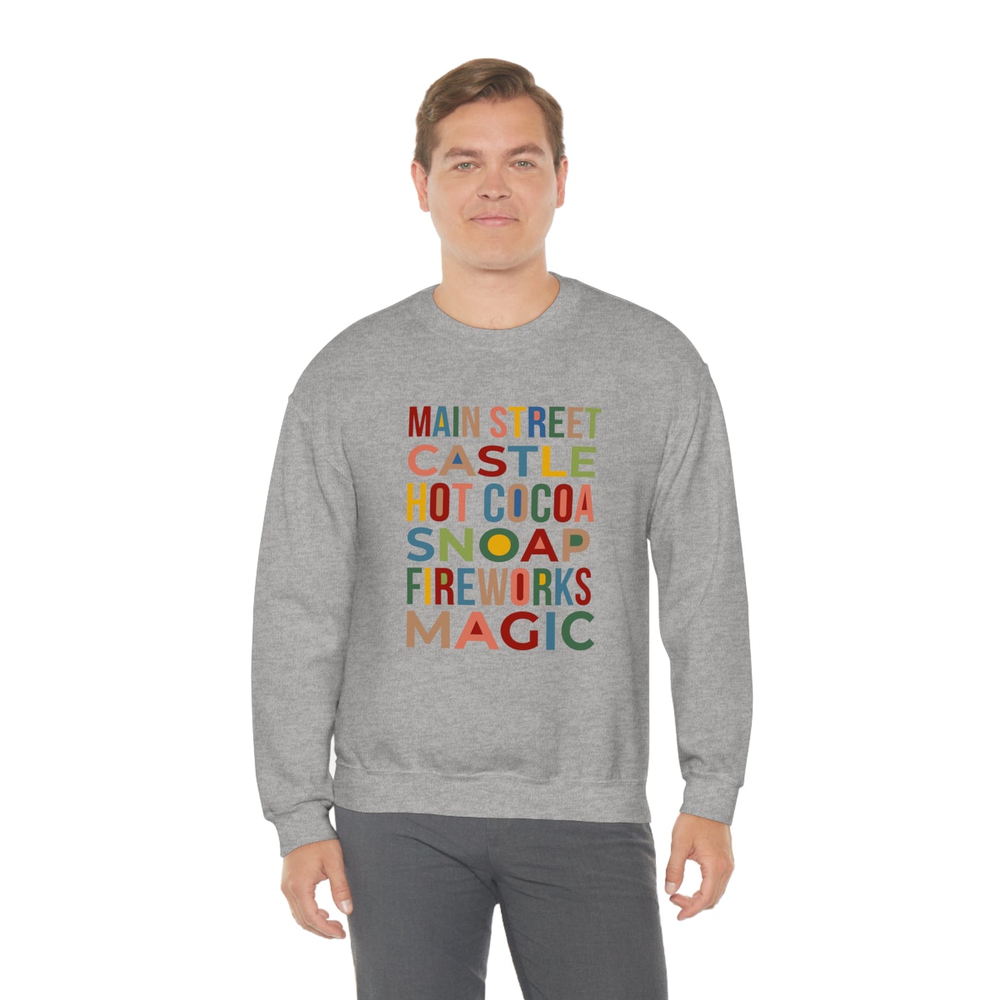 A Main Street Christmas - Adult Crewneck Sweatshirt