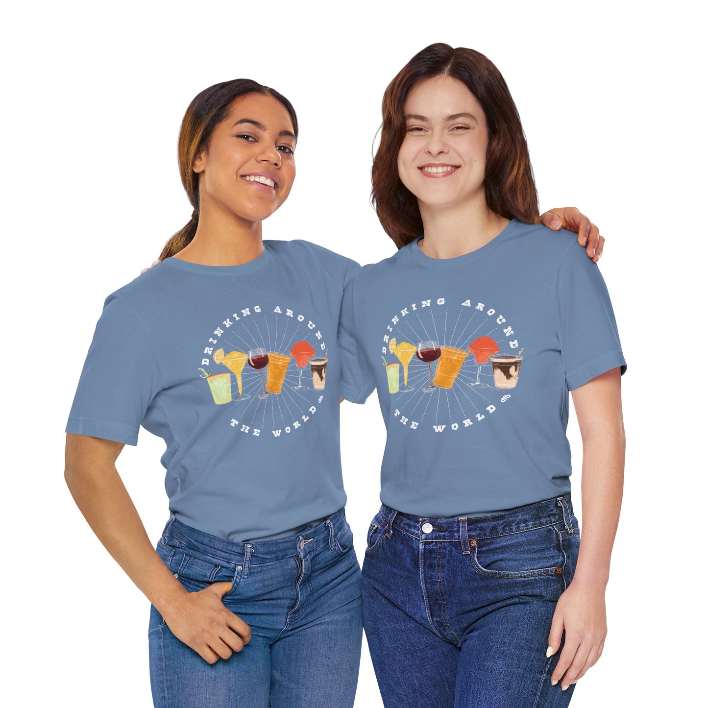Drinking Around the World - Adult Tee Shirt