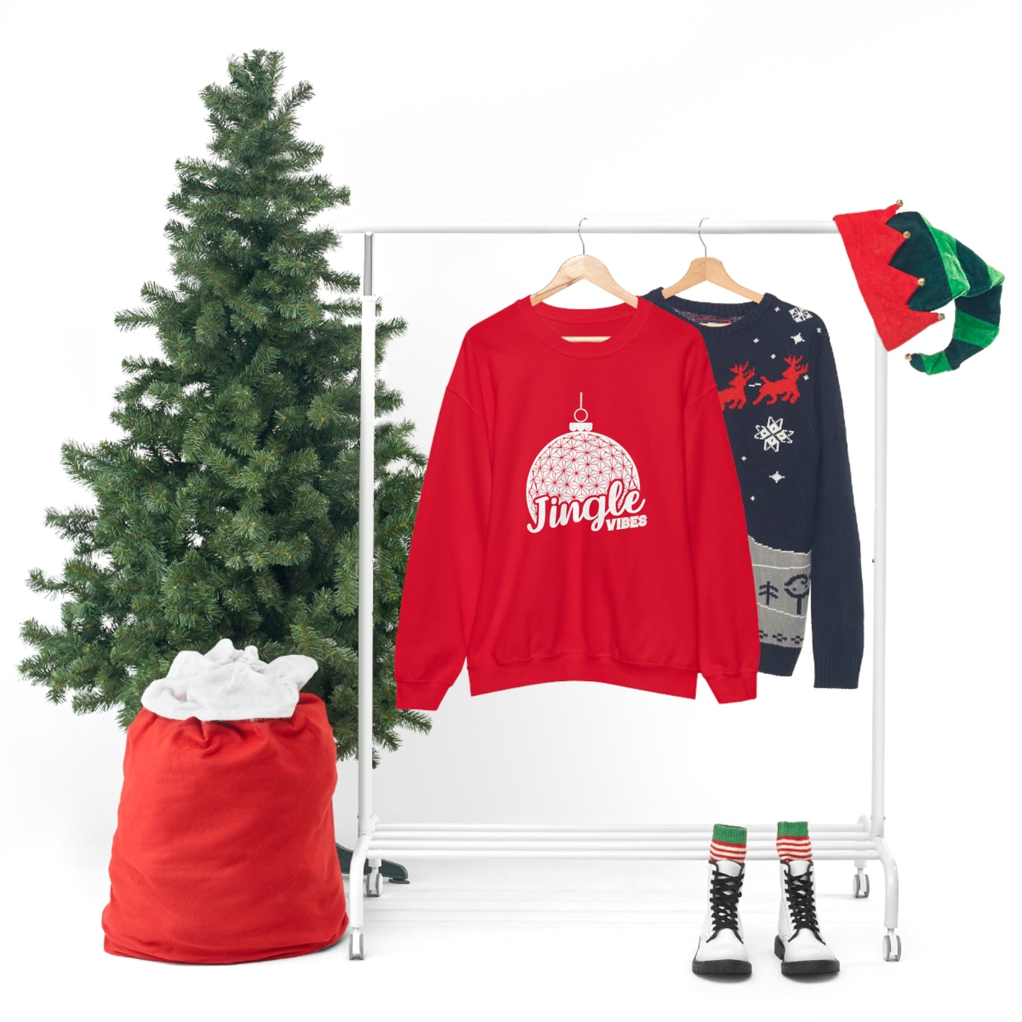 Jingle Vibes  - Adult Crewneck Sweatshirt