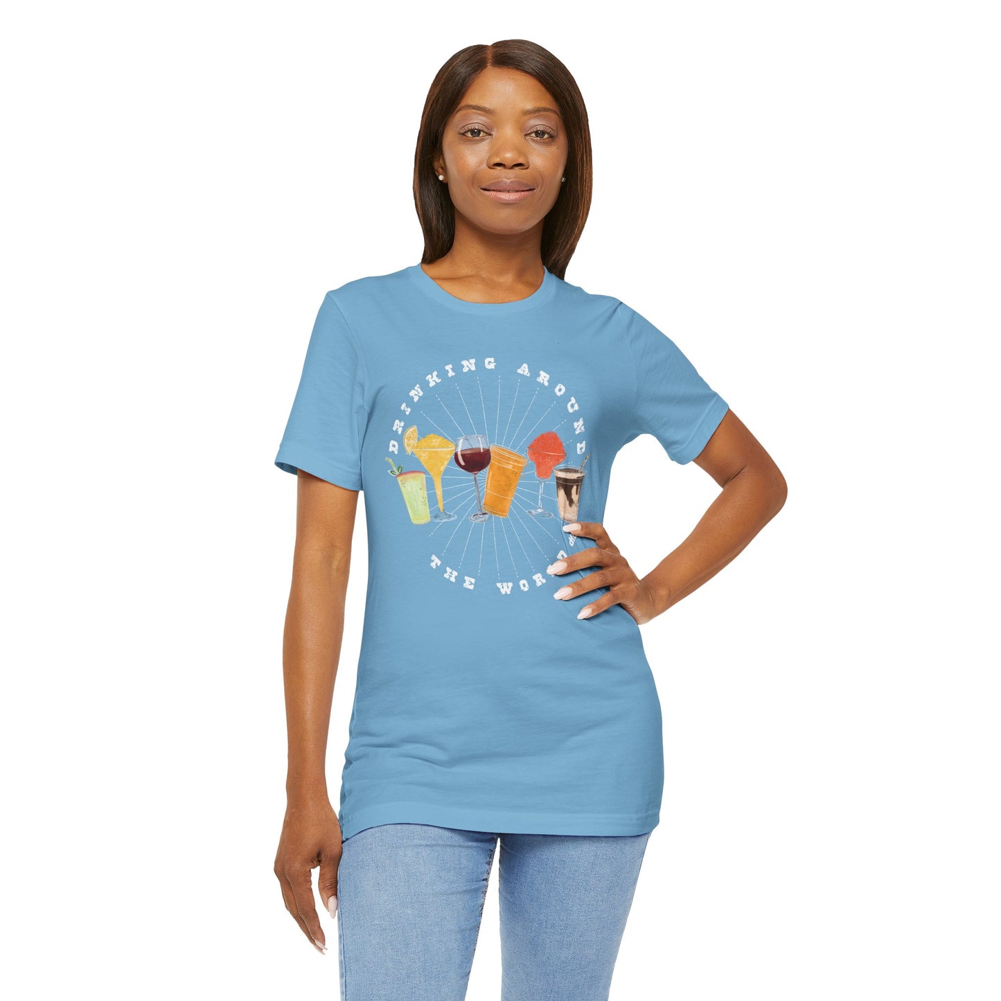 Drinking Around the World - Adult Tee Shirt