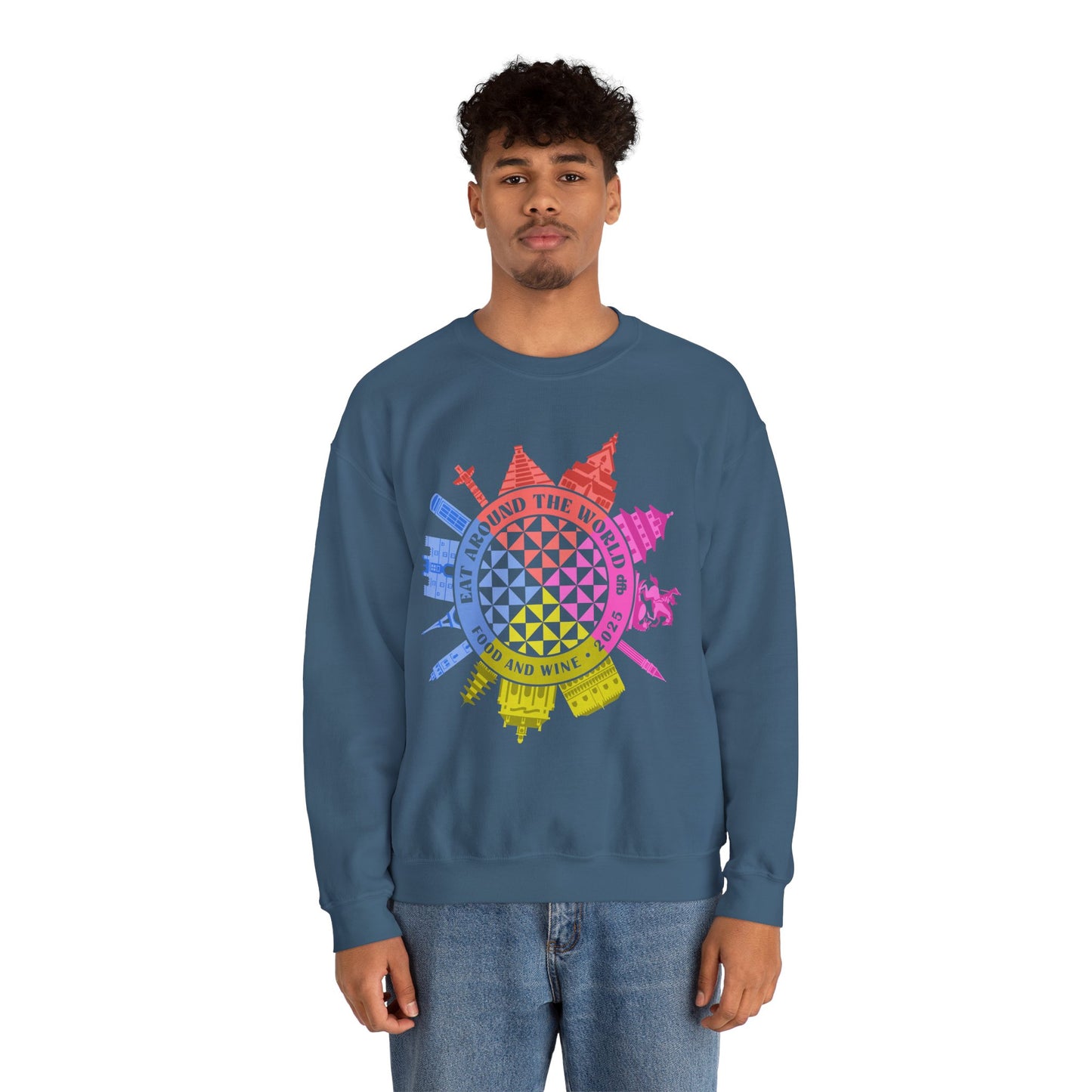 LIMITED EDITION Food & Wine Compass - Adult Crewneck Sweatshirt