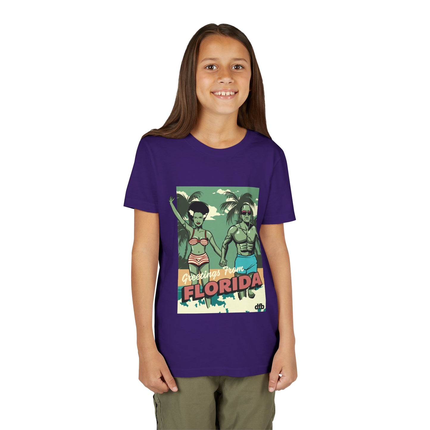 Monsters on Vacation - Kid's Tee Shirt