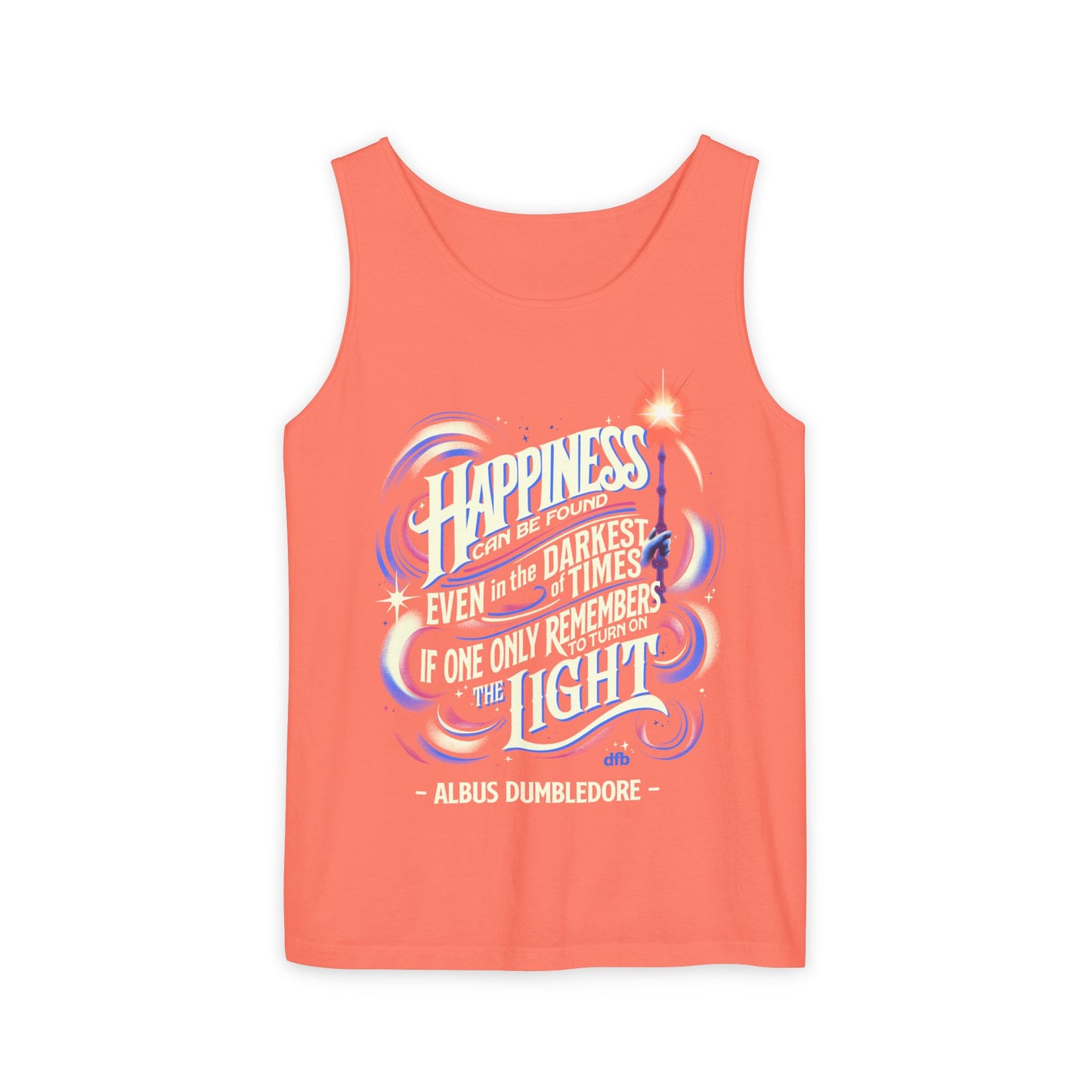 Dumbledore Quote - Unisex Garment-Dyed Tank Top
