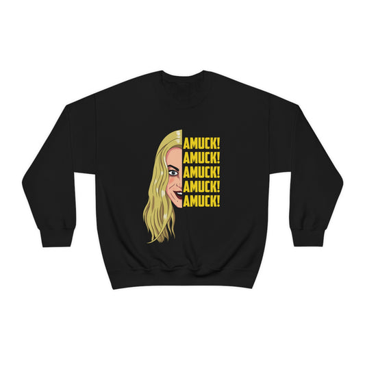 Amuck Amuck Amuck Sarah Sanderson Sisters Hocus Pocus - Adult Crewneck Sweatshirt