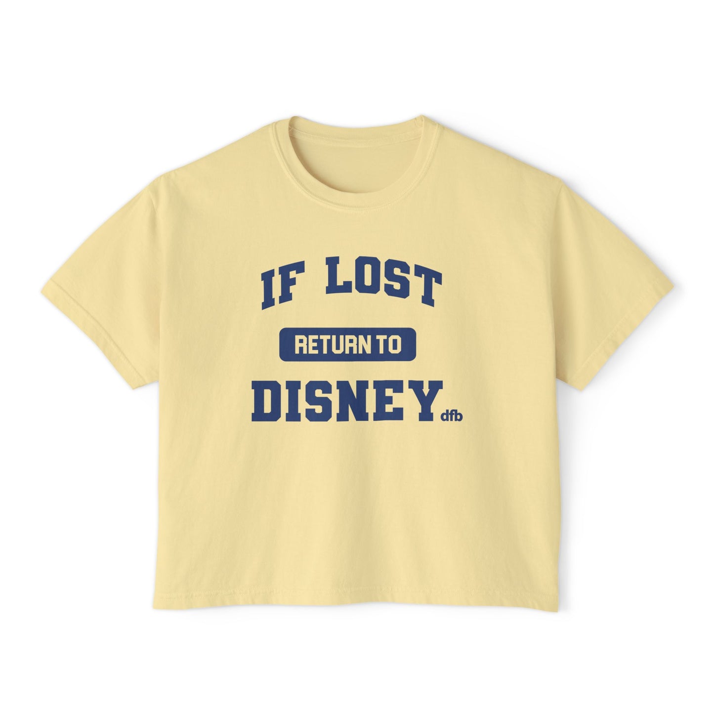 If Lost, Return to the Parks - Women's Boxy Tee