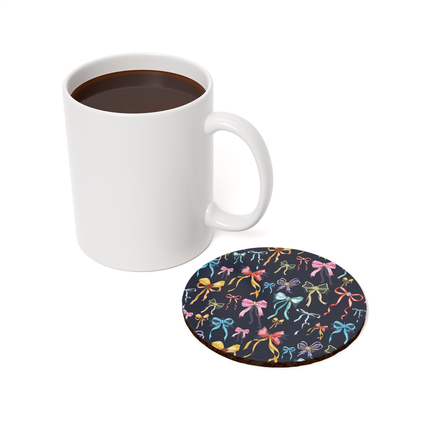 Bibbidi Bobbidi Bow - Cork Back Coaster