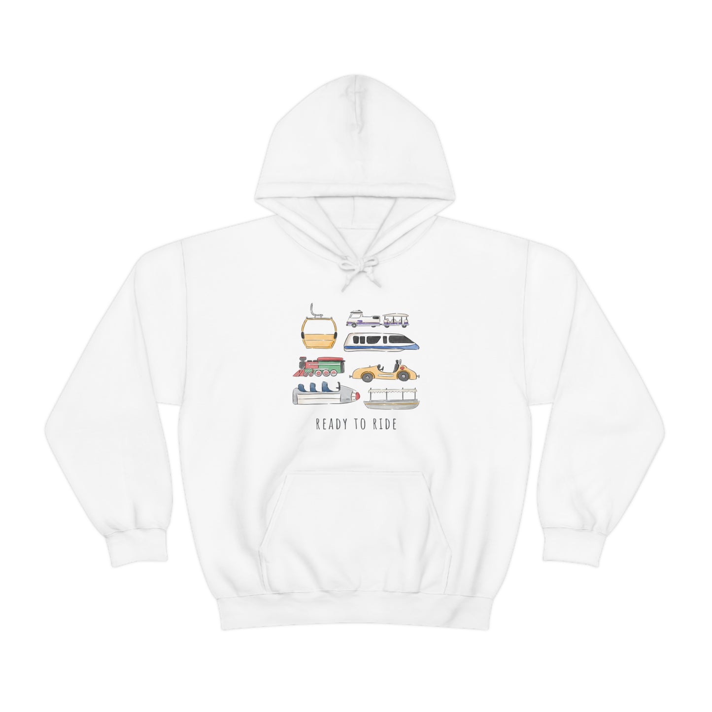 Ready To Ride - Adult Unisex Hoodie Sweatshirt
