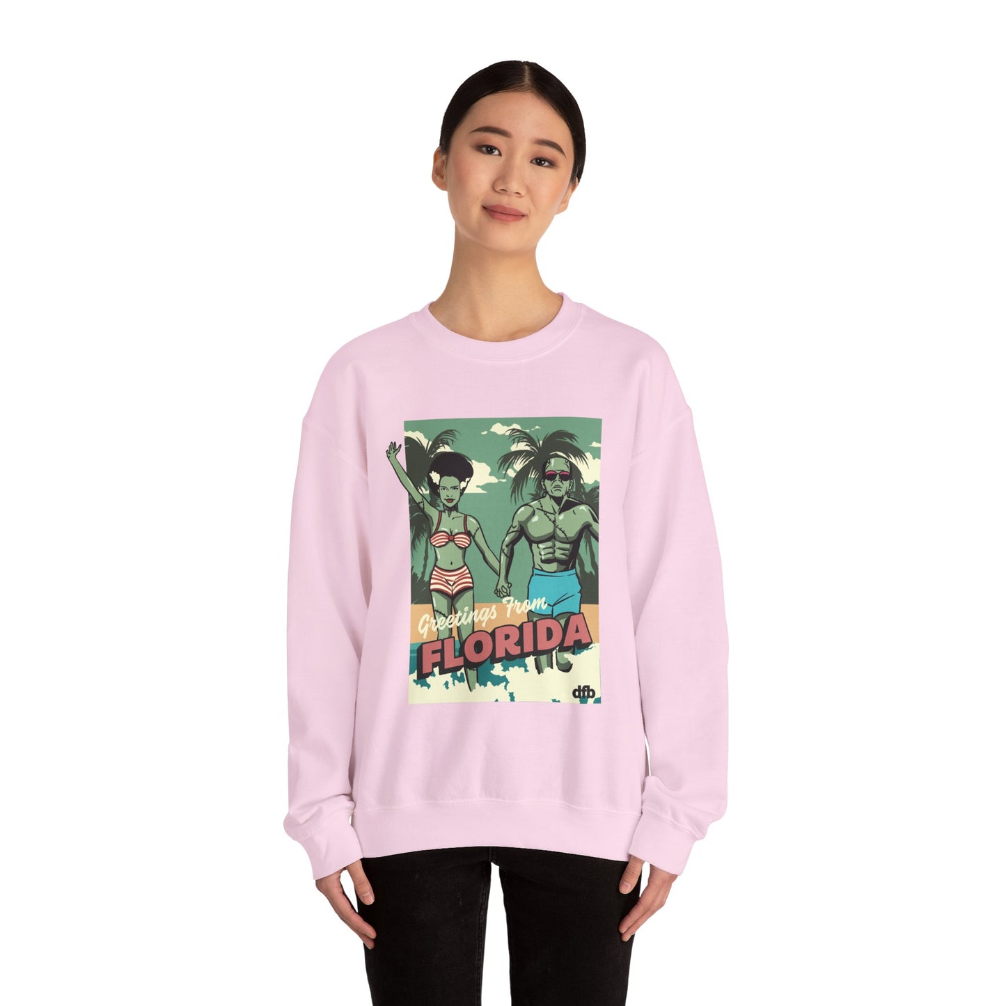 Monsters on Vacation - Adult Sweatshirt