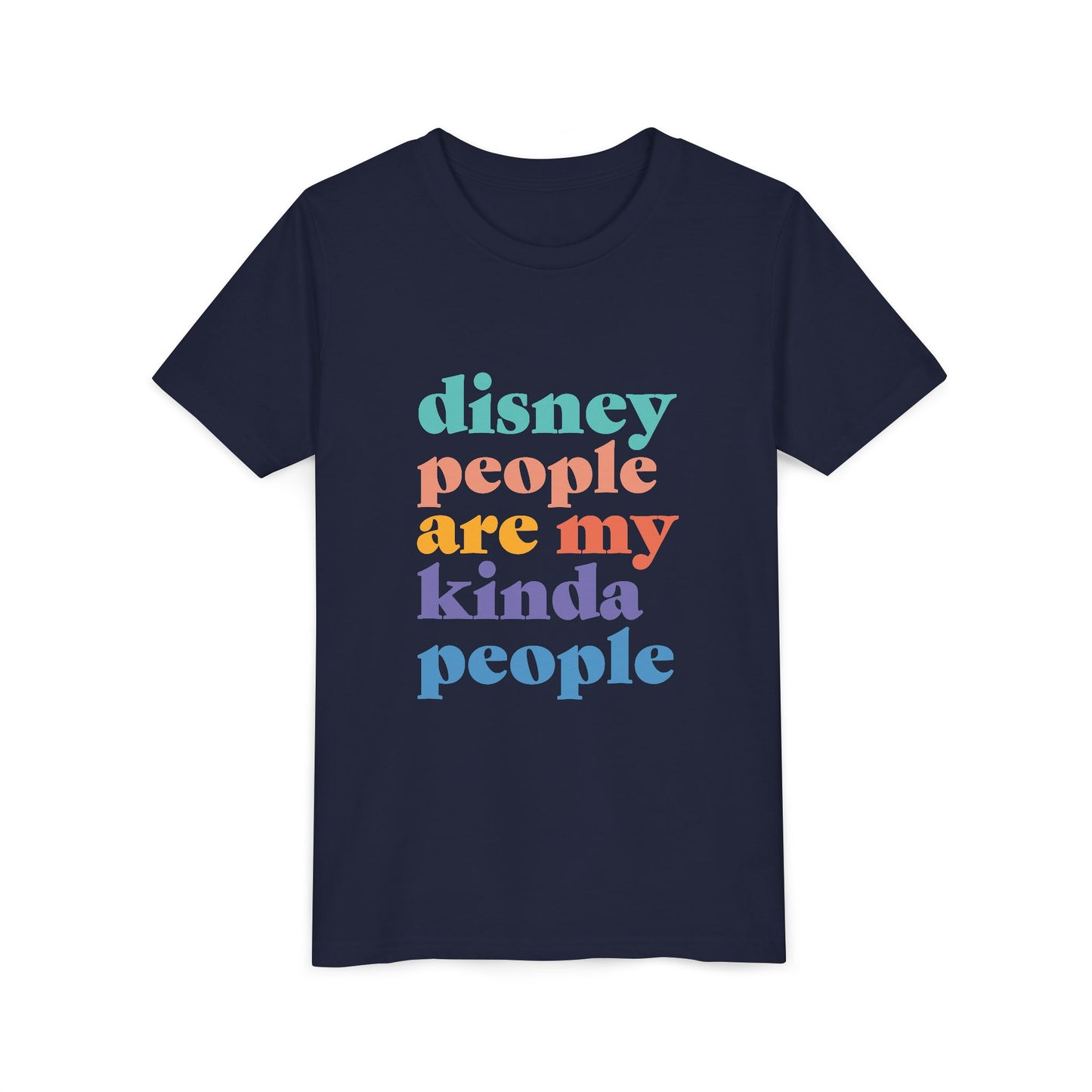 Disney People Are My Kinda People - Youth Short Sleeve Tee Shirt