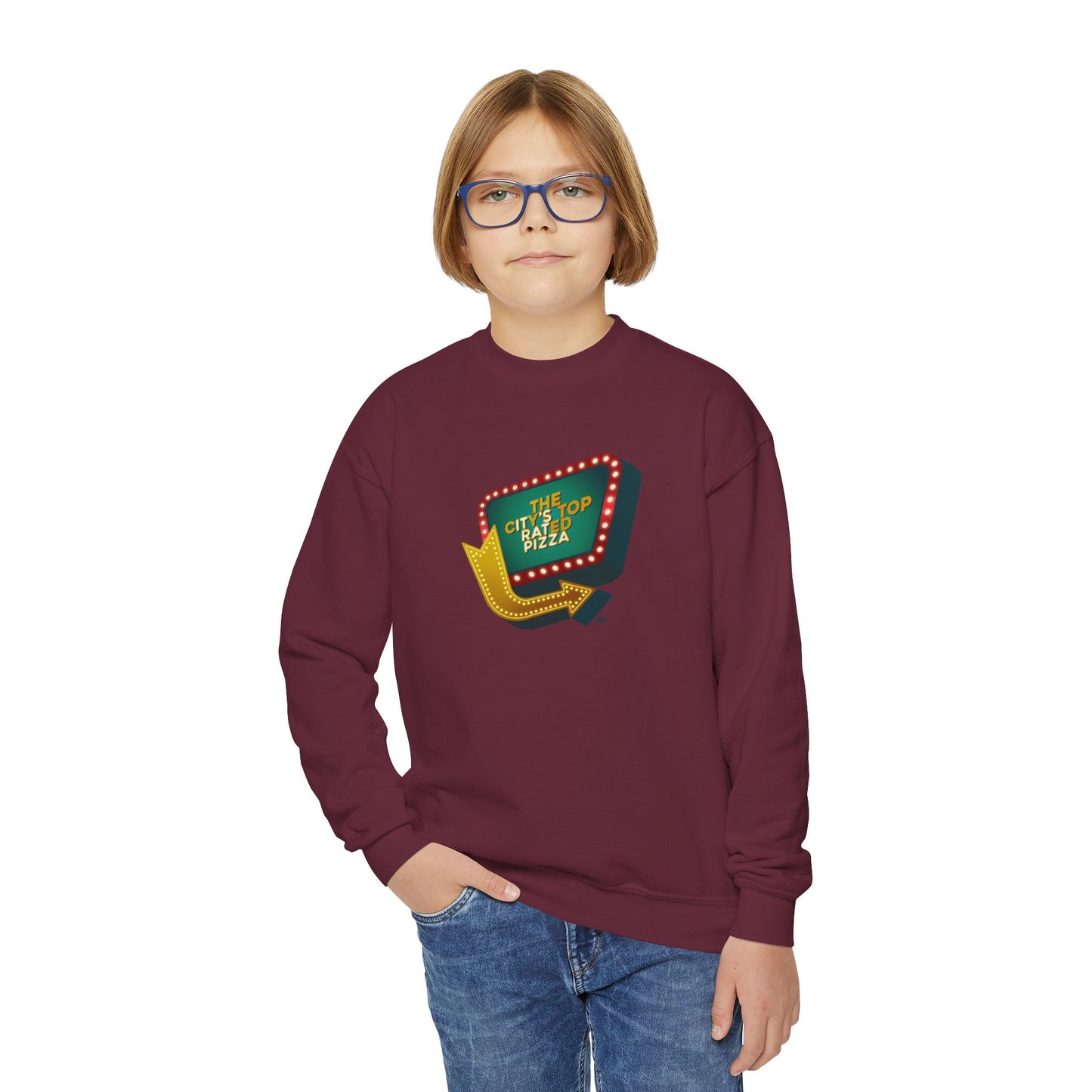 It's Rat Pizza - Youth Crewneck Sweatshirt