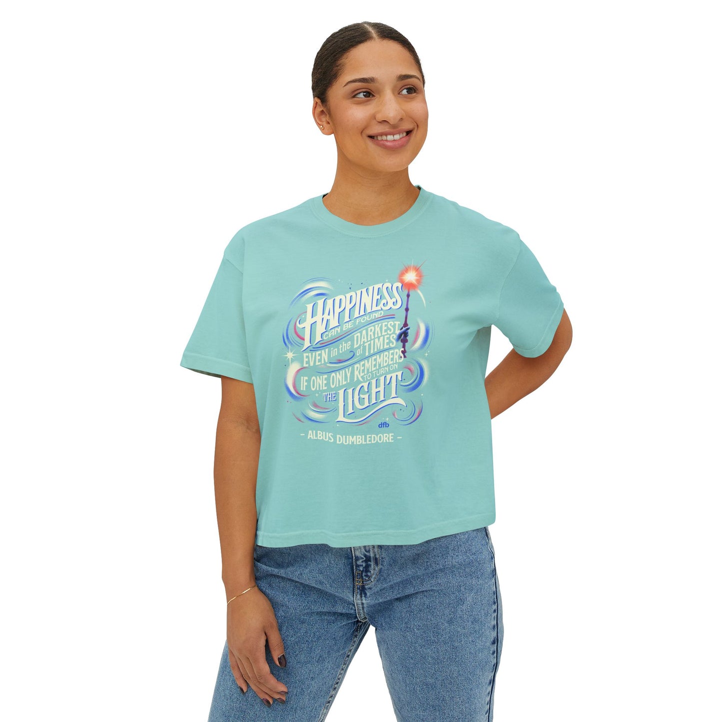 Dumbledore Quote - Women's Boxy Tee