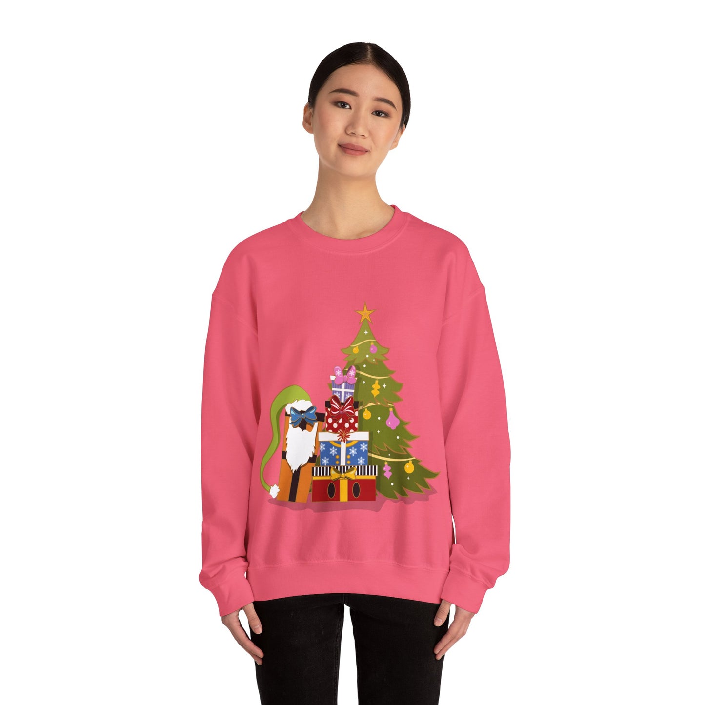Fab 5 as Christmas Presents - Adult Crewneck Sweatshirt