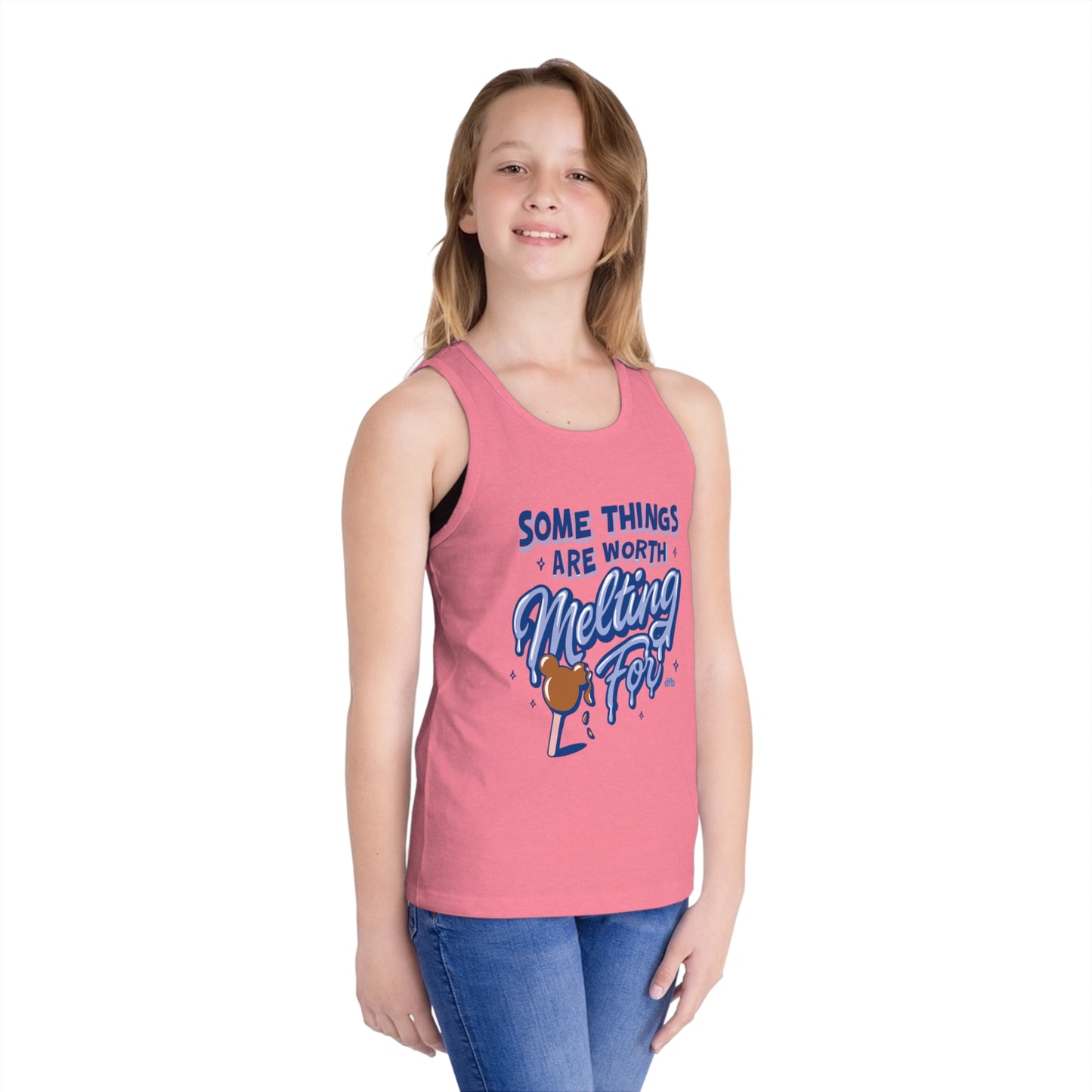 Some Things Are Worth Melting For - Kid's Jersey Tank Top