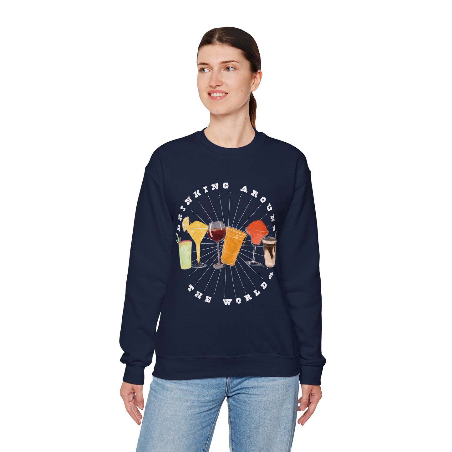 Drinking Around the World - Adult Sweatshirt