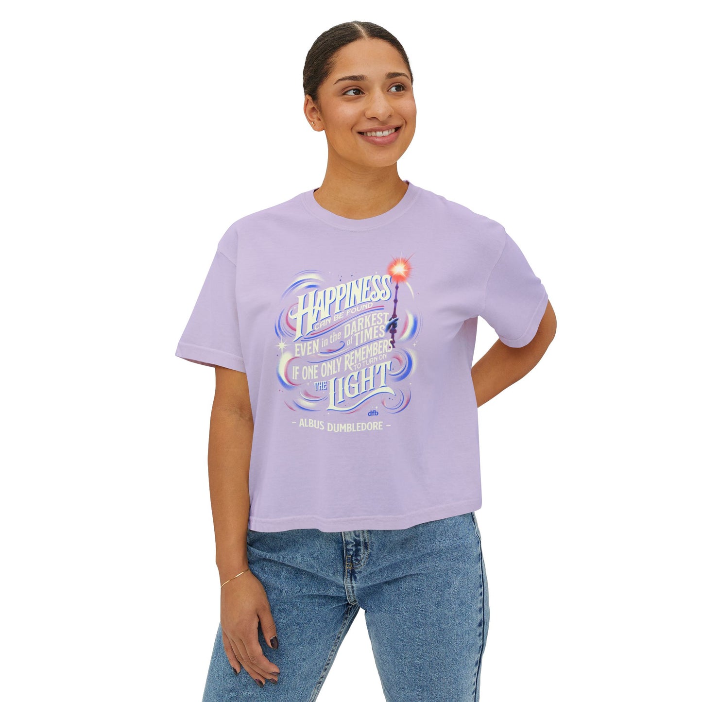 Dumbledore Quote - Women's Boxy Tee